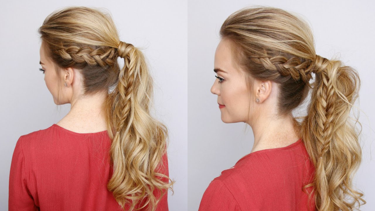 How to do a fishtail braid with pigtails hairstyle  video tutorial  Howto Hairs How  YouTube