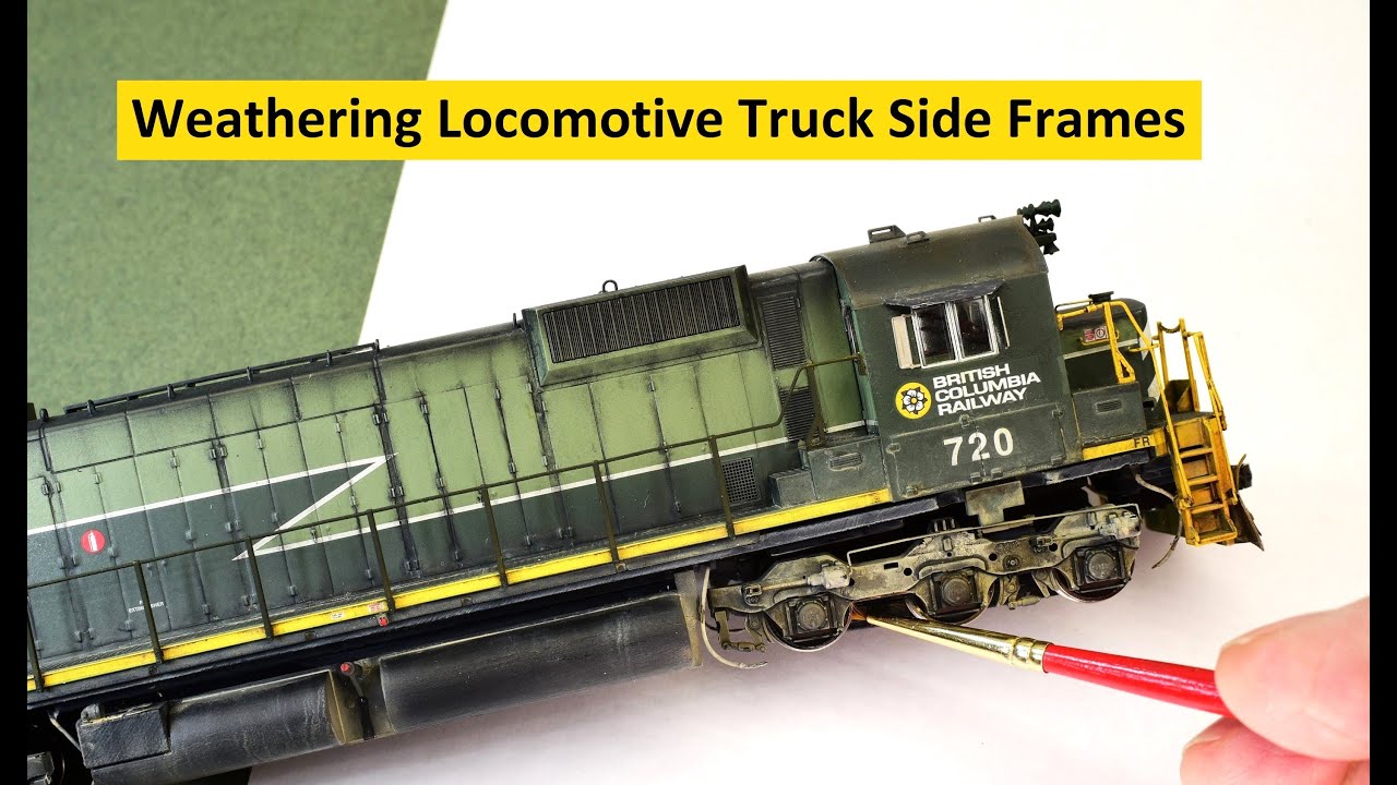 Серия локомотивов Custom | Боковые рамы для тележек локомотива с покраской и везерингом № 4 | Дио...