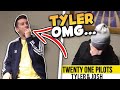 Tyler puts microphone in his mouth during an interview🤦🏼‍♀️ (Twenty One Pilots funny moments)