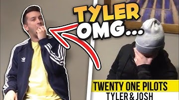 Tyler puts microphone in his mouth during an interview🤦🏼‍♀️ (Twenty One Pilots funny moments)