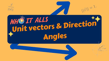 6.3.2 - Unit Vectors & Direction Angles