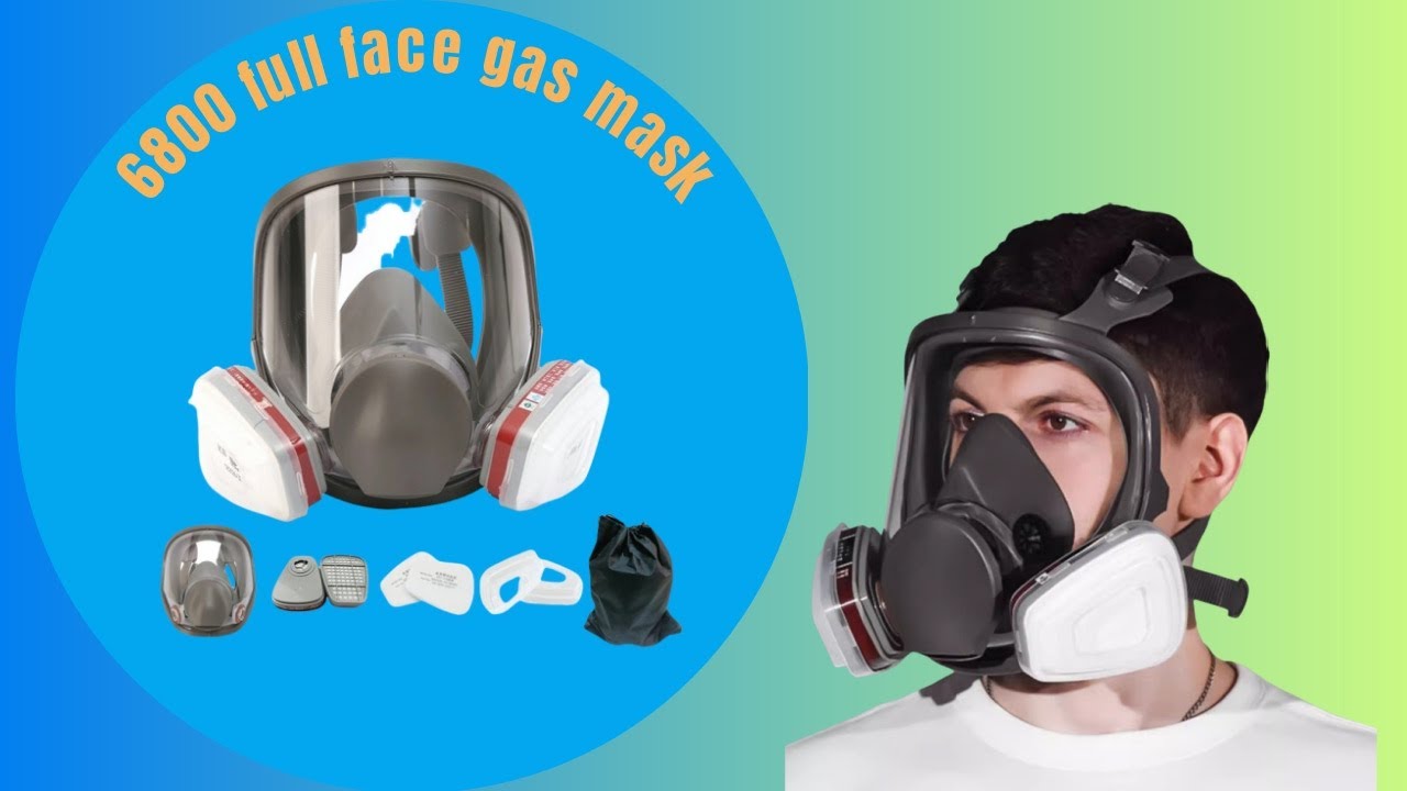 How to assemble and wear a full face chemical gas mask