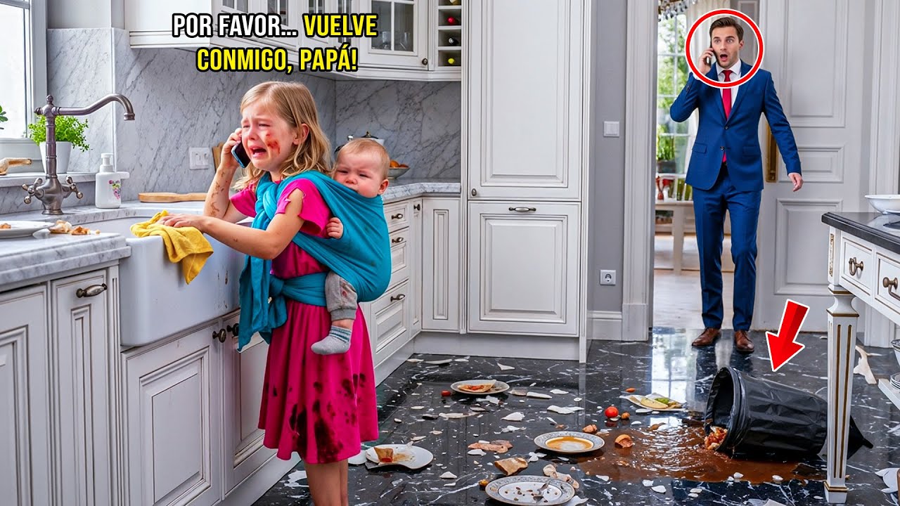 Niña Llamó Al Millonario Y Dijo: “Papá, Me Duele La Espalda”. Hasta Que Él Volvió A Casa Y Vio…