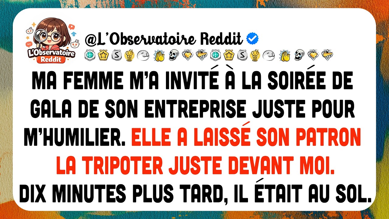 Ma Femme M’a Invité À La Soirée De Gala De Son Entreprise Juste Pour M’humilier. Elle A Laissé Son..
