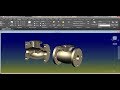 AutoCAD 3D - Globe Valve (body) Tutorial