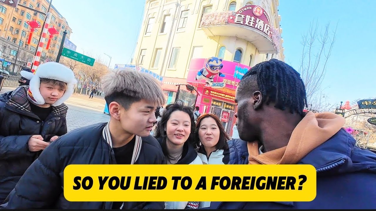 Китайские подростки впервые встречают чернокожего парня, и вот что произошло...