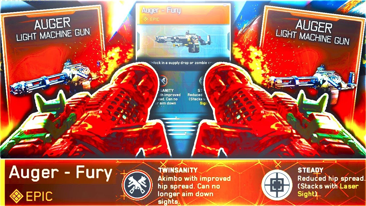 NEW EPIC "AUGER FURY" DUAL LMG is a MACHINE! NEW "EPIC AUGER" Gameplay & Overpowered Auger Class!