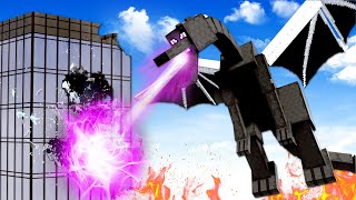 Minecraft ENDER DRAGON Destroys City! (Teardown)