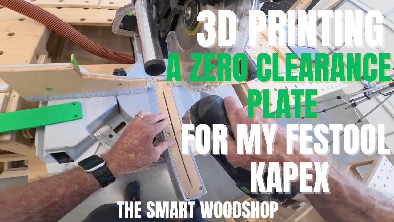 3D Printing a Zero Clearance Plate for My Festool Kapex! MF - YouTube