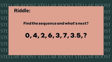 Riddle/ Maths Brain Teaser - sequence of numbers