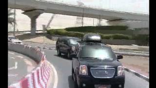 H.H. Sheikh Khalifa & H.H. Sheikh Mohammed touring Dubai's major landmarks