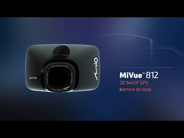 Autokamera MiVue 812 natáčí 2K / 60 fps (FHD)