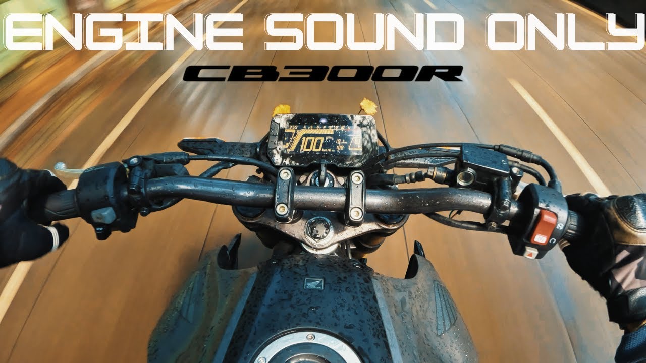 HONDA CB300R | PURE SOUND | RAIN RIDE | LANE FILTERING | LAUNCH TEST [RAW ONBOARD]