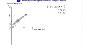 Nombre complexe forme trigonométrique