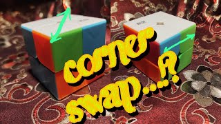 How to swap 2 corners on the 2x2 Rubik's cube (Ortega method)