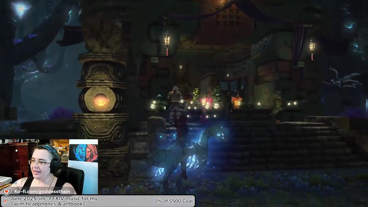 Day 298 (FFXIV - Dawntrail 7.25) - Branchbearer (Mamool Ja allied society mount)