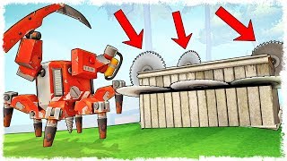 БОСС vs ЛОВУШКИ В SCRAP MECHANIC: SURVIVAL!!!