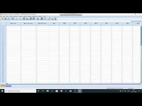 SPSS- Creating a new variable for the LIKERT Scale statements.