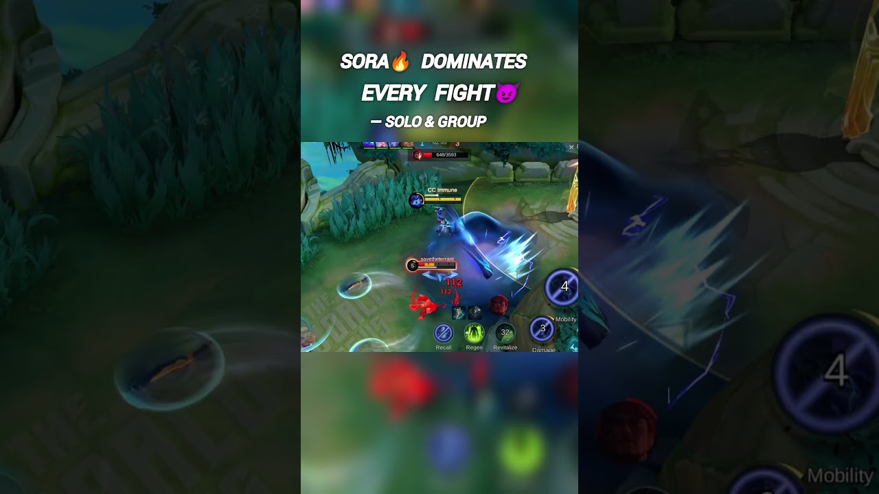 Sora Dominates Every Fight | Solo & Group EXP Lane Gameplay