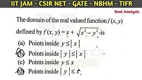 IIT JAM MATHS 2020 | IIT JAM REAL ANALYSIS QUESTIONS | PROBLEM#1