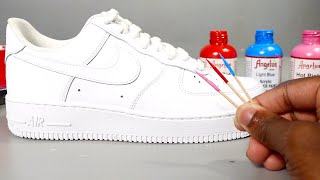 CUSTOMIZING SHOES With A TOOTHPICK! 🎨👟