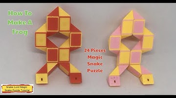Frog (1) - 24 Pieces Magic Snake Puzzle - 魔 尺 24 段 #snakelordmagicsnakepuzzletutorial 