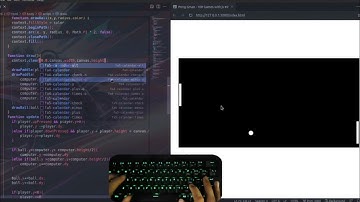 asmr programming - pong game - no talking