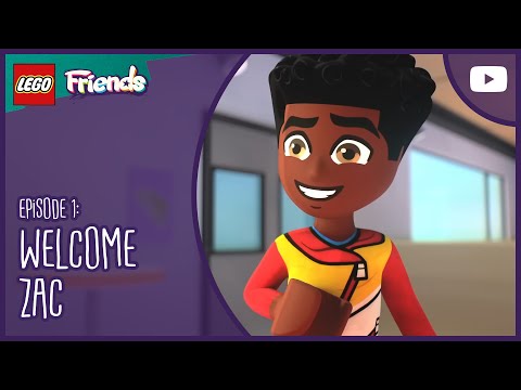 ZAC'S FIRST DAY AT HEARTLAKE 👋🙋 | S1E1 |  #FullEpisode | LEGO Friends The Next Chapter