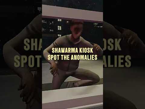 NEVER LOOK AT THE FACELESS MAN ROBLOX SCARY SHAWARMA KIOSK THE ANOMALY 