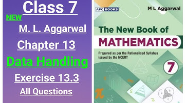 The New Book of Mathematics - ml aggarwal class 7 maths chapter 13 (Data Handling) exercise 13.3