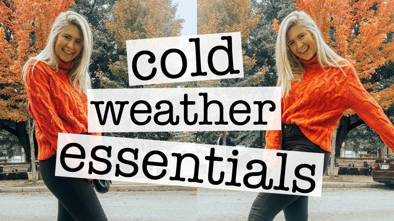 cold weather essentials: clothing, accessories, shoes 