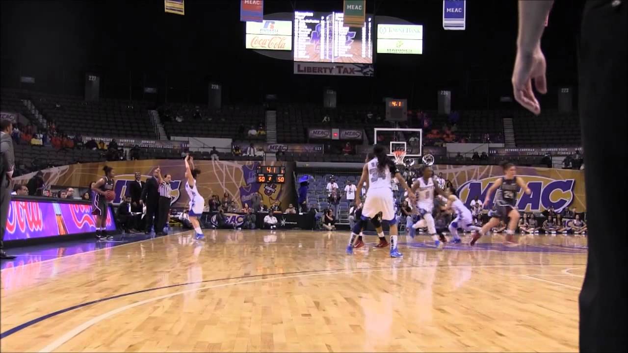 basketball interesting Jessica Long MEAC Game Winner