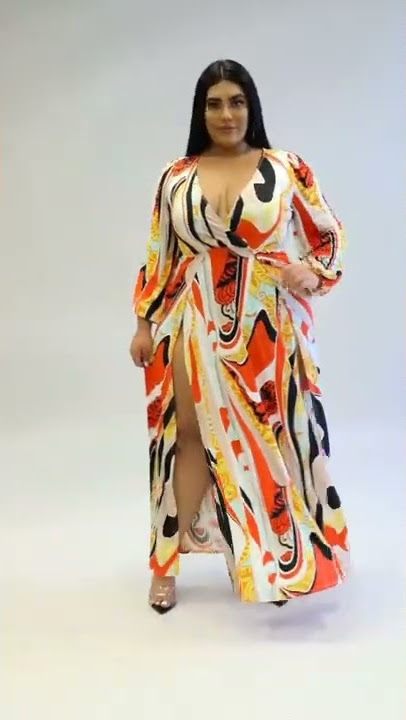 Latest fashion idea.Plus size beauty💋 woman in Mya days 💃curvy model fashion.