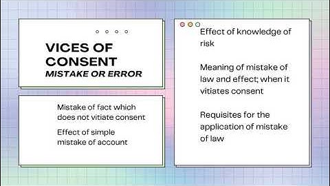 CONTRACTS (part 4) Essential Requisites2