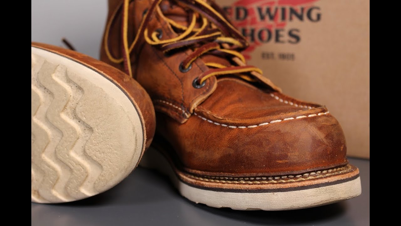 red wing moc toe fit