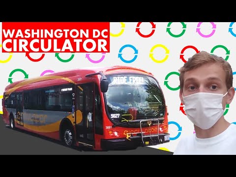 Video: DC Circulator Bus: Transit-systeem rond Washington, DC