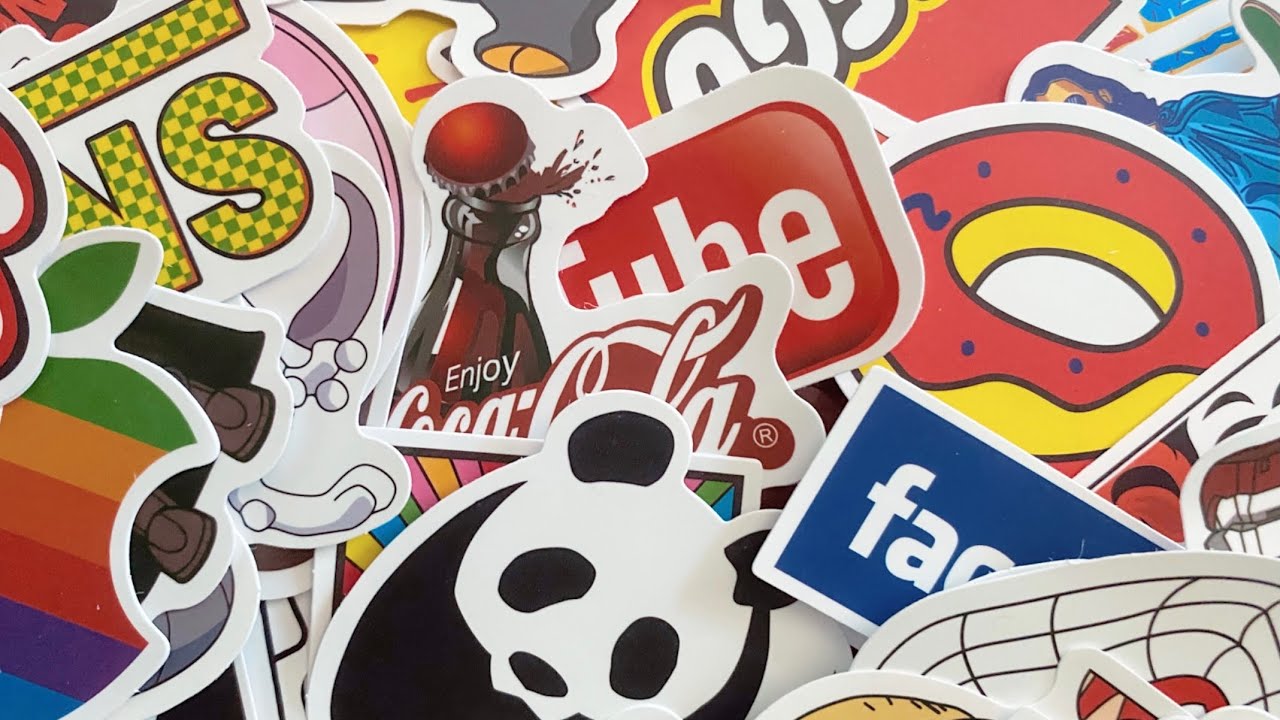 100 Random Stickers ! Part 3 - YouTube