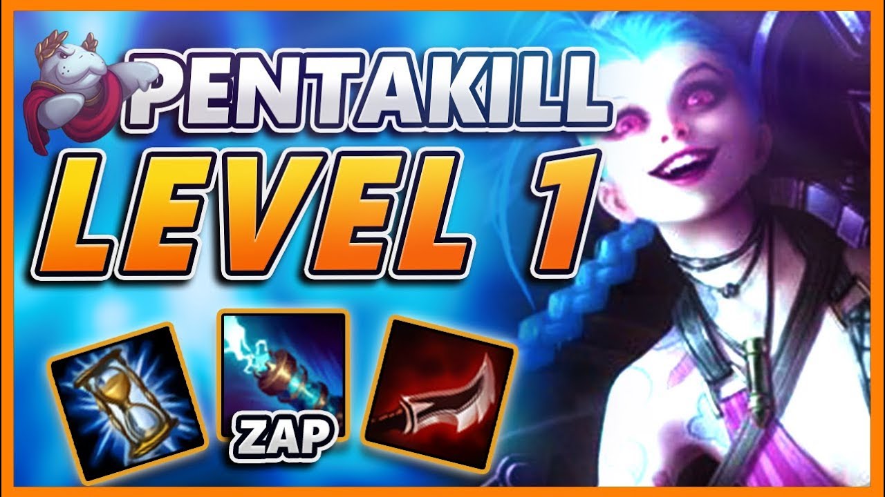 *PENTAKILL LEVEL 1* 2 MINUTES IN I GET A PENTAKILL (60 KILLS IN 20 MINS) - BunnyFuFuu URF