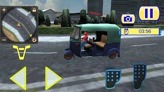 Tuk Tuk Auto Rickshaw SuperHero Driving Game || Tuk Tuk Auto Rickshaw game || Rickshaw taxi racing screenshot 2