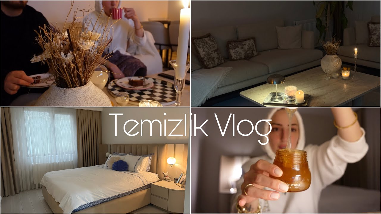 TEMİZLİK VLOG 🧼| Detaylı Yatak odası ve Mutfak Temizliği 🫧Cilt Bakımı Rutini 🧖🏻‍♀️| Tarçınlı Kek 🧁 