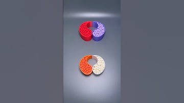 Zen Art ☯️ Oddly Satisfying ◀️ Reverse Beads Video #asmr #marblerunbb #satisfying #zen #reverse