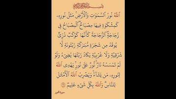 سورۃ النور آیت نمبر 30 تلاوت قرآن کریم سعد ایوب #تلاوات #قرآن #سعد