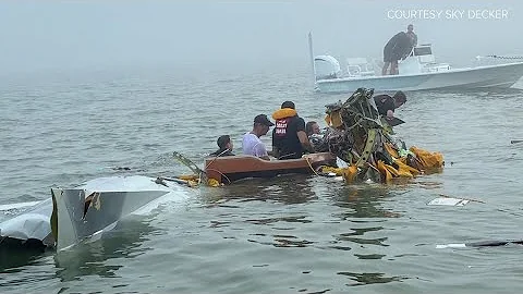 KHOU 11 Team Coverage: 5 dead, 2 hospitalized after plane from Mexico crashes in Galveston Bay
