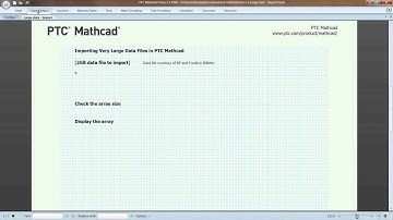 What’s New in PTC Mathcad Prime 3.1