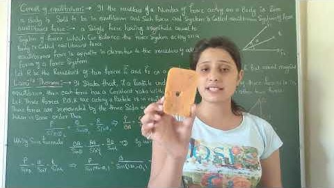 Polytechnic first year applied mechanics | Chapter 2 | Law of forces | Class 16