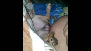 Taz sleeping funny