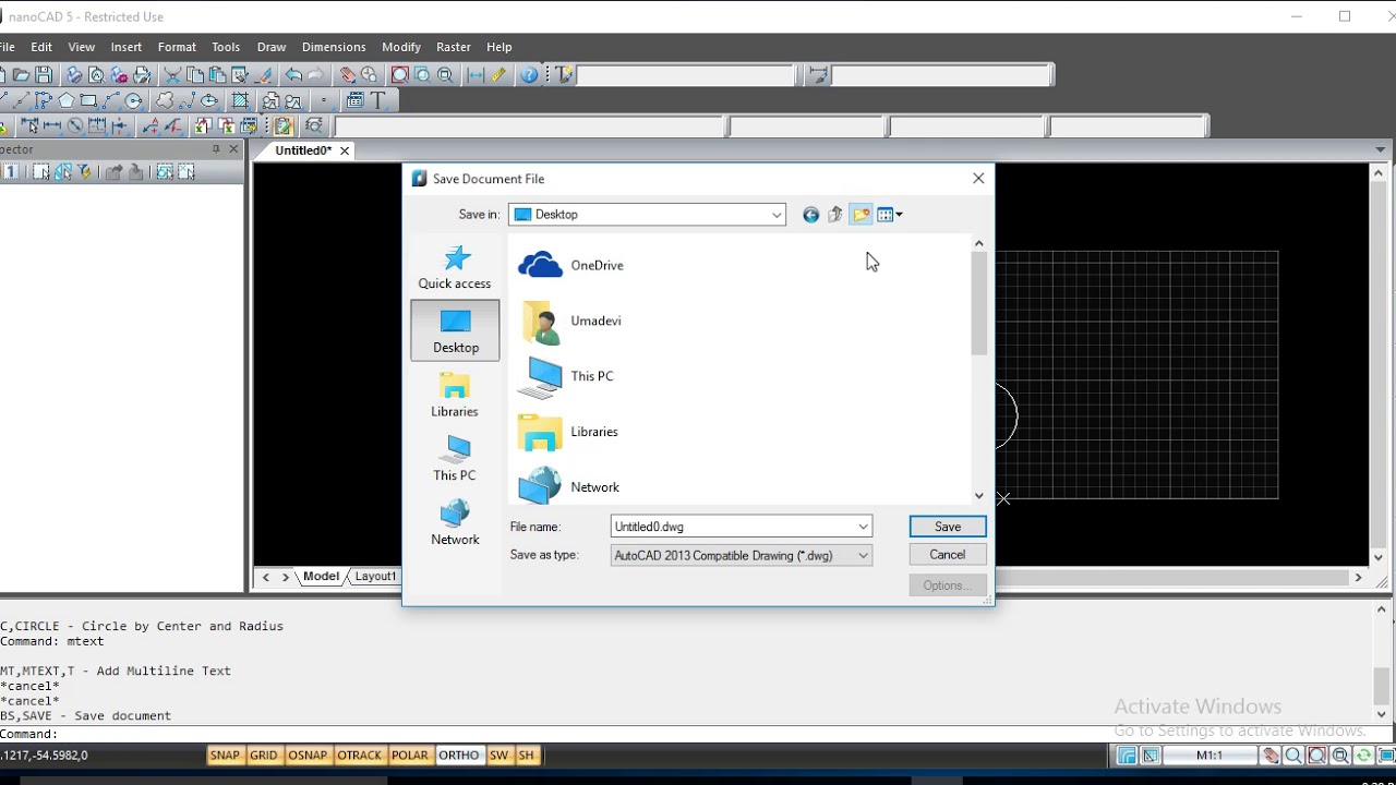 How to create the blocks in CAD nanocad Telugu Electricalforu
