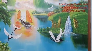 VẼ TRANH 3D TẠI HƯƠNG MẠC - TỪ SƠN - BẮC NINH 0964 503 986