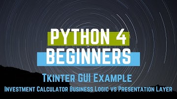 Python GUI Calculator Example using Tkinter