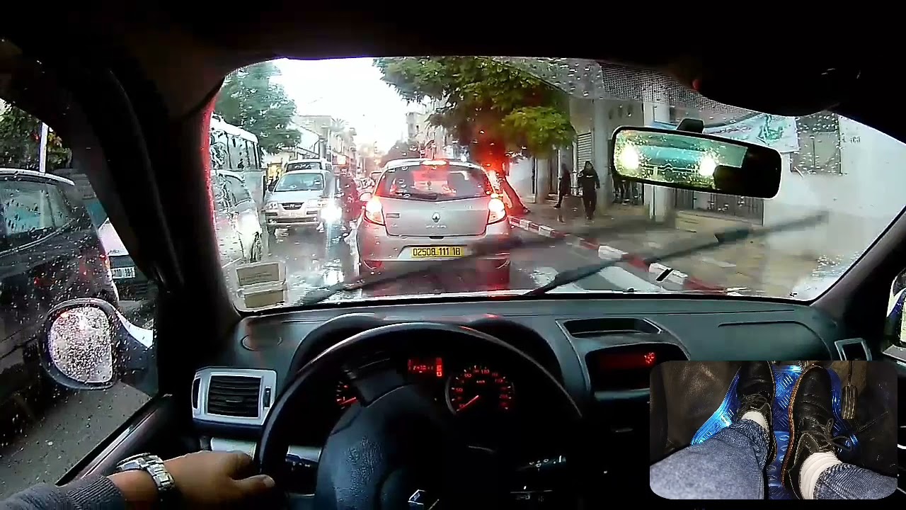 كيفية الاقلاع▶️ والتوقف⏸️ عدة مرات بالسيارة داخل المدينة 🛑 تعليم السياقة للمبتدئين وسط الازدحام🚦🌧️🚗⛽